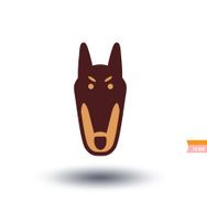 dog icon - illustration N36