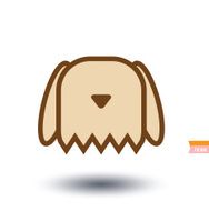 dog icon - illustration N39