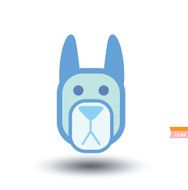 dog icon - illustration N40