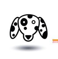 dog icon - illustration N41