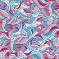 Vector Seamless pattern for wallpaper