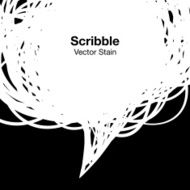 Scribble white background