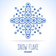 Doodle snow flake N4