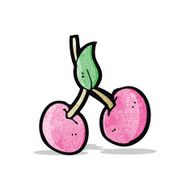 cartoon cherries