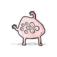 weird spooky monster cartoon N3