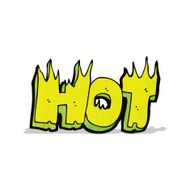 cartoon hot symbol