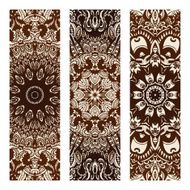 Vintage vector tribal ethnic banner