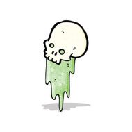cartoon gross skull N5