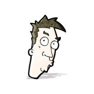 cartoon curious expression