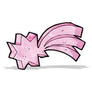 shooting star cartoon element