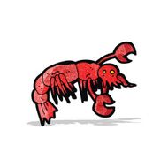 Cartoon Lobster N18