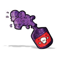 Cartoon Poison Bottle N8