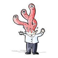 cartoon crazy monster boss