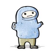 cartoon boy in hooded top N4