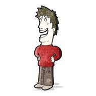 cartoon laughing man
