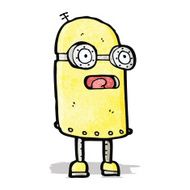 Cartoon Robot N28