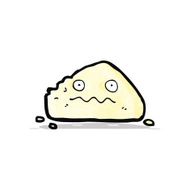 Cartoon Rock With Face N6