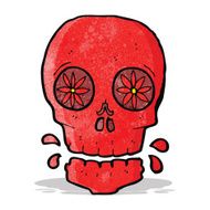 Cartoon Mexican Candy Skull N2