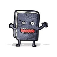 cartoon old book character N2