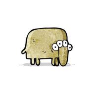 cartoon weird alien animal