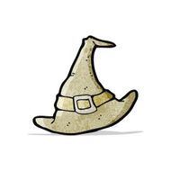 cartoon old pilgrim hat