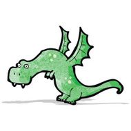 Cartoon funny dragon N2