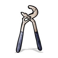 cartoon adjustable spanner