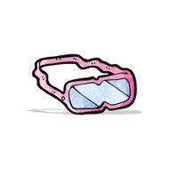 cartoon protective goggles