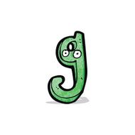 cartoon letter g with eyes N2