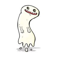 Spooky Cartoon Ghost N2