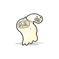 Spooky Cartoon Ghost N5