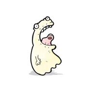 Spooky Cartoon Ghost N6