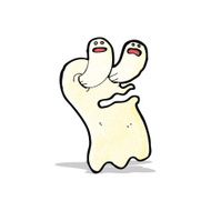 Spooky Cartoon Ghost N7