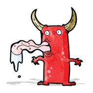 cartoon gross little devil