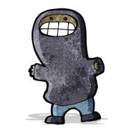 cartoon grinning boy in hooded sweatshirt N2
