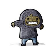 cartoon boy in hooded top N6