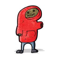 cartoon boy in hooded top N8