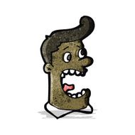 cartoon screaming man