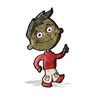 Cartoon Smiling Boy N8
