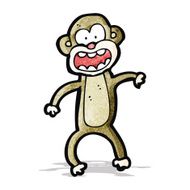 cartoon crazy monkey N2