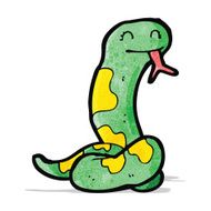 cartoon hissing snake
