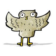 funny little owl cartoon N2