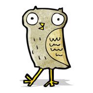 funny little owl cartoon N3
