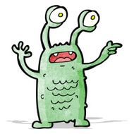 Cartoon Alien N33