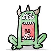 Cartoon monster N5