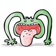 cartoon crazy monster N6