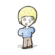 cartoon blond boy N2