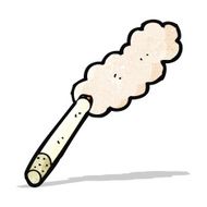 smoking cigarette cartoon