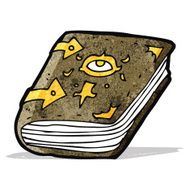 cartoon magic spell book N4