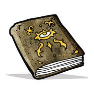cartoon magic spell book N5
